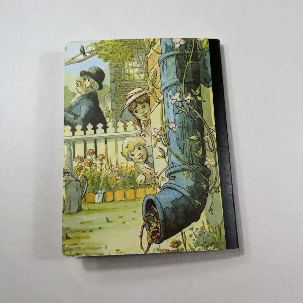 Vintage Incy Wincy Spider Lined Notebook Journal
